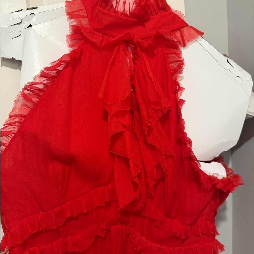 Emilio Pucci Red Halter Dress
